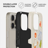 Burga iPhone 16 Pro Tough Fashion Deksel - Seaside Muse