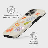 Burga iPhone 16 Pro Tough Fashion Deksel - Seaside Muse