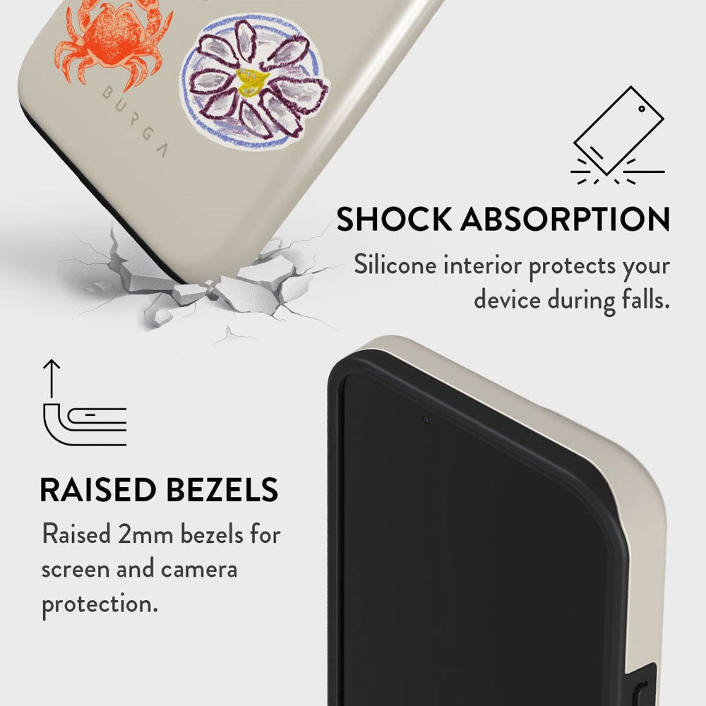 Burga iPhone 15 Tough Fashion Deksel - Seaside Muse