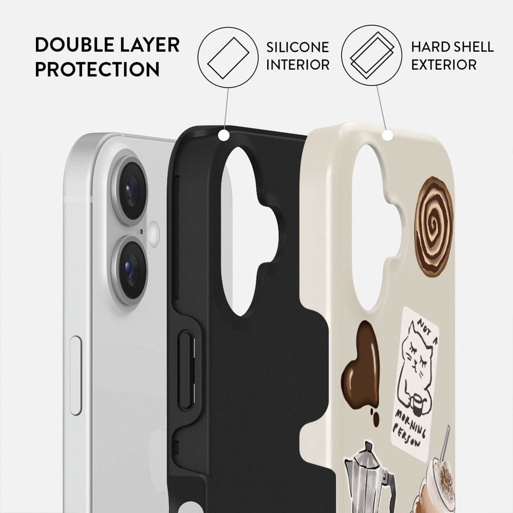 Burga iPhone 16 Tough Fashion Deksel - Oat Milk Please