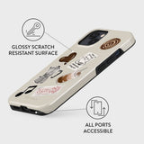 Burga iPhone 15 Tough Fashion Deksel - Oat Milk Please