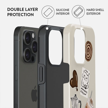 Burga iPhone 15 Pro Tough Fashion Deksel - Oat Milk Please