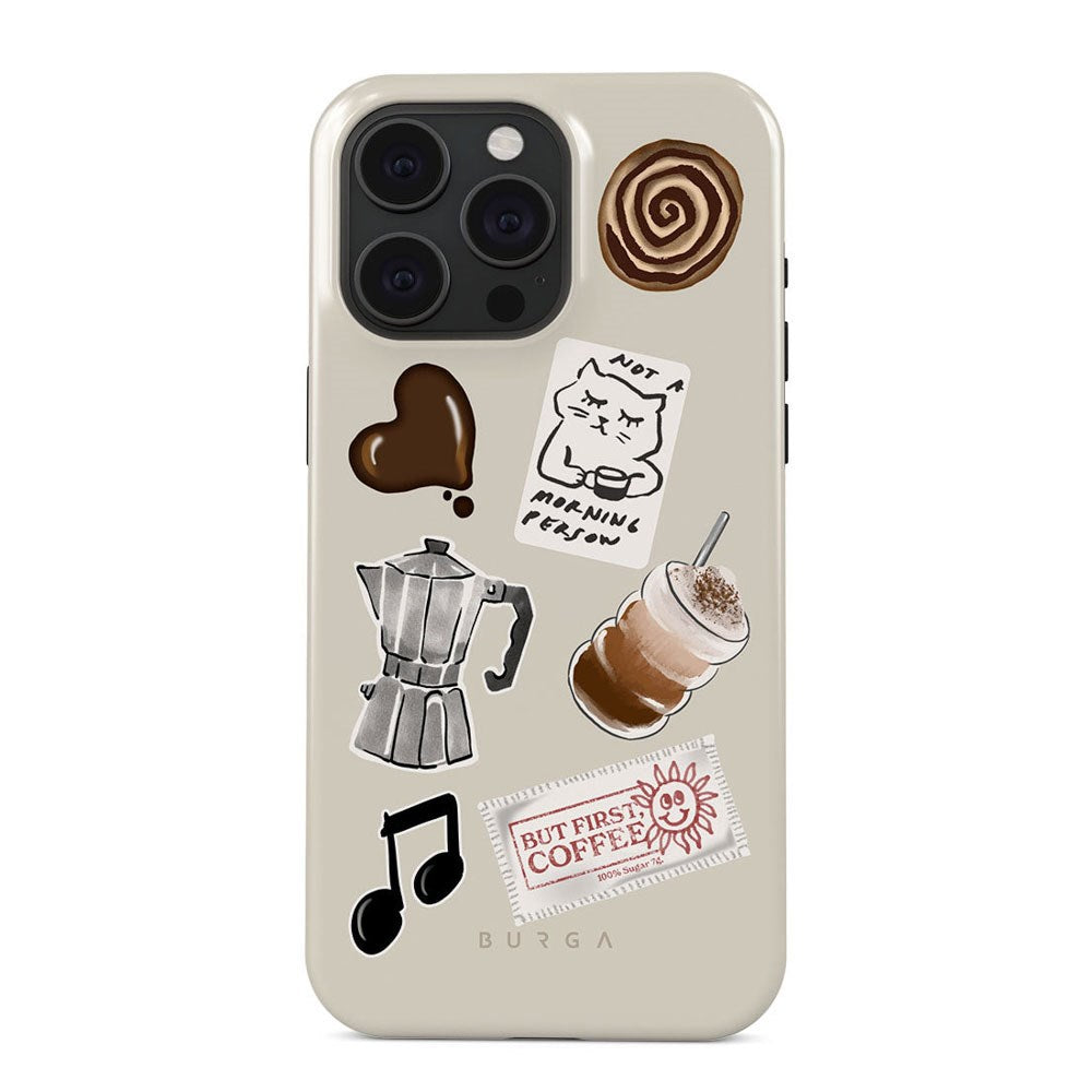 Burga iPhone 15 Pro Tough Fashion Deksel - Oat Milk Please