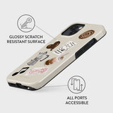 Burga iPhone 14 Tough Fashion Deksel - Oat Milk Please