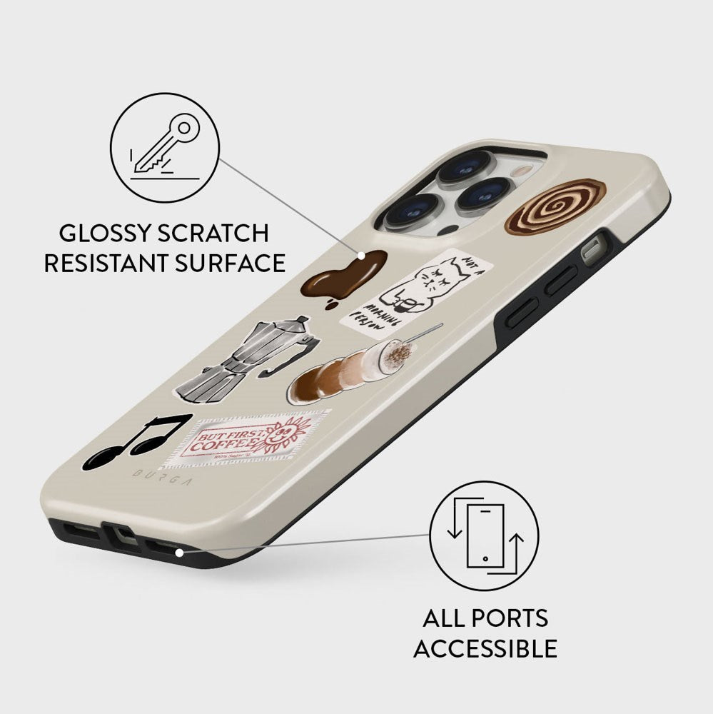 Burga iPhone 14 Pro Tough Fashion Deksel - Oat Milk Please
