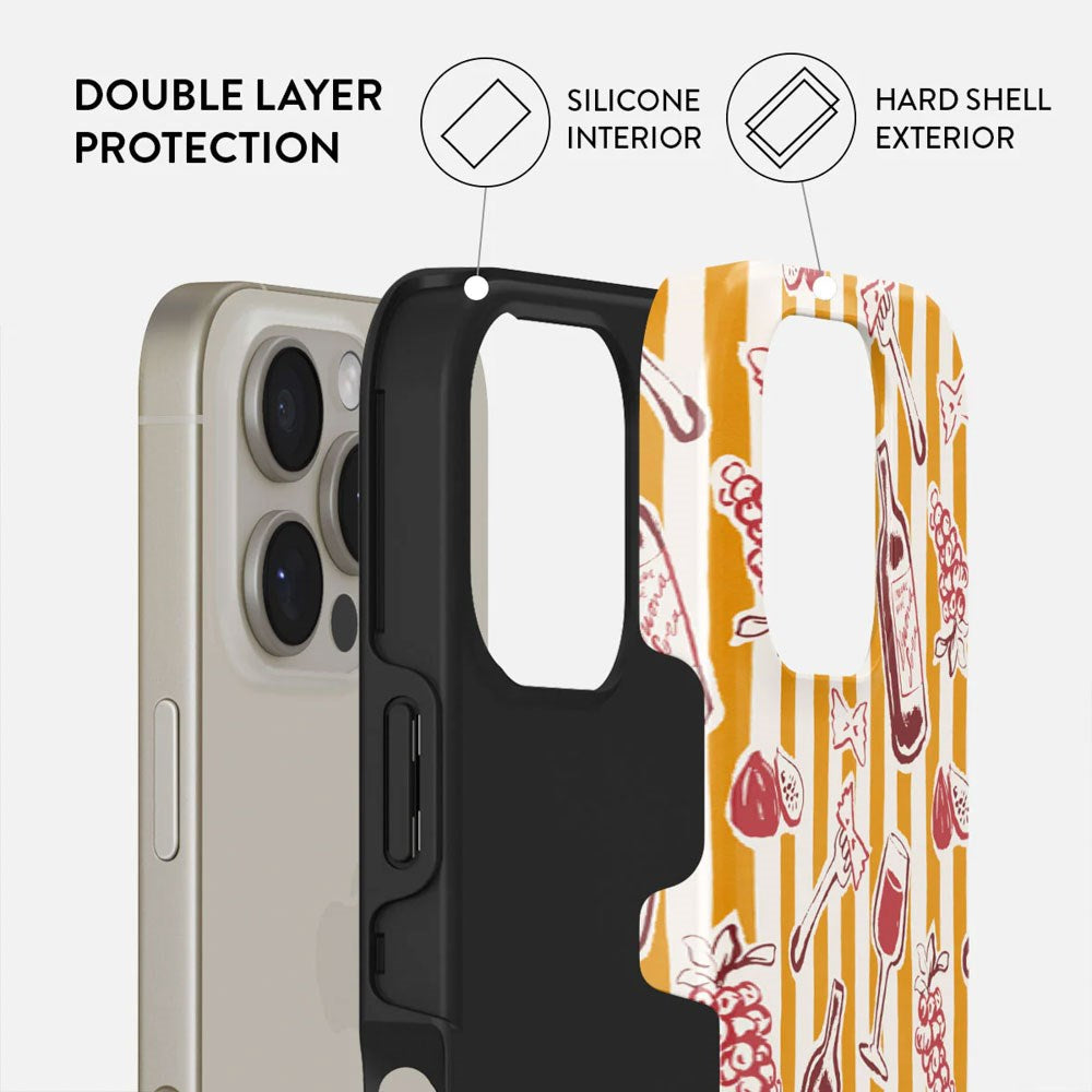 iPhone 16 Pro Burga Tough Fashion Deksel - MagSafe Kompatibel - Buona Sera
