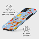 Burga iPhone 15 Tough Fashion Deksel - Al Fresco