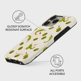 Burga iPhone 16 Pro Tough Fashion Deksel - Aperitivo