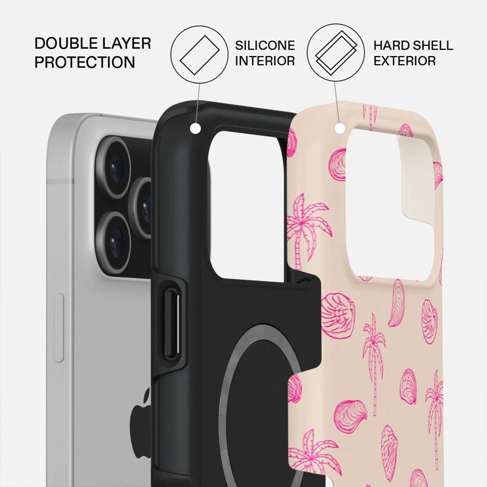 Burga iPhone 17 Pro Max Tough Fashion Deksel - MagSafe Kompatibel - Beach Please