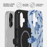 Burga iPhone 17 Tough Fashion Deksel - MagSafe Kompatibel - Aquatic Dance