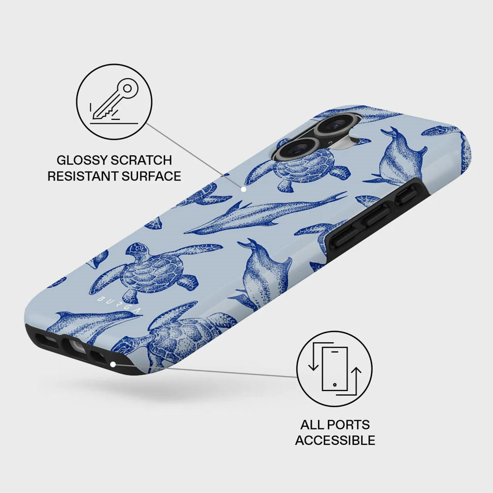 Burga iPhone 17 Tough Fashion Deksel - MagSafe Kompatibel - Aquatic Dance