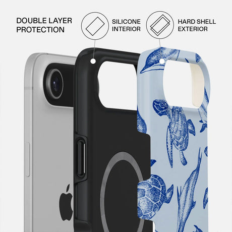 Burga iPhone Air Tough Fashion Deksel - MagSafe Kompatibel - Aquatic Dance