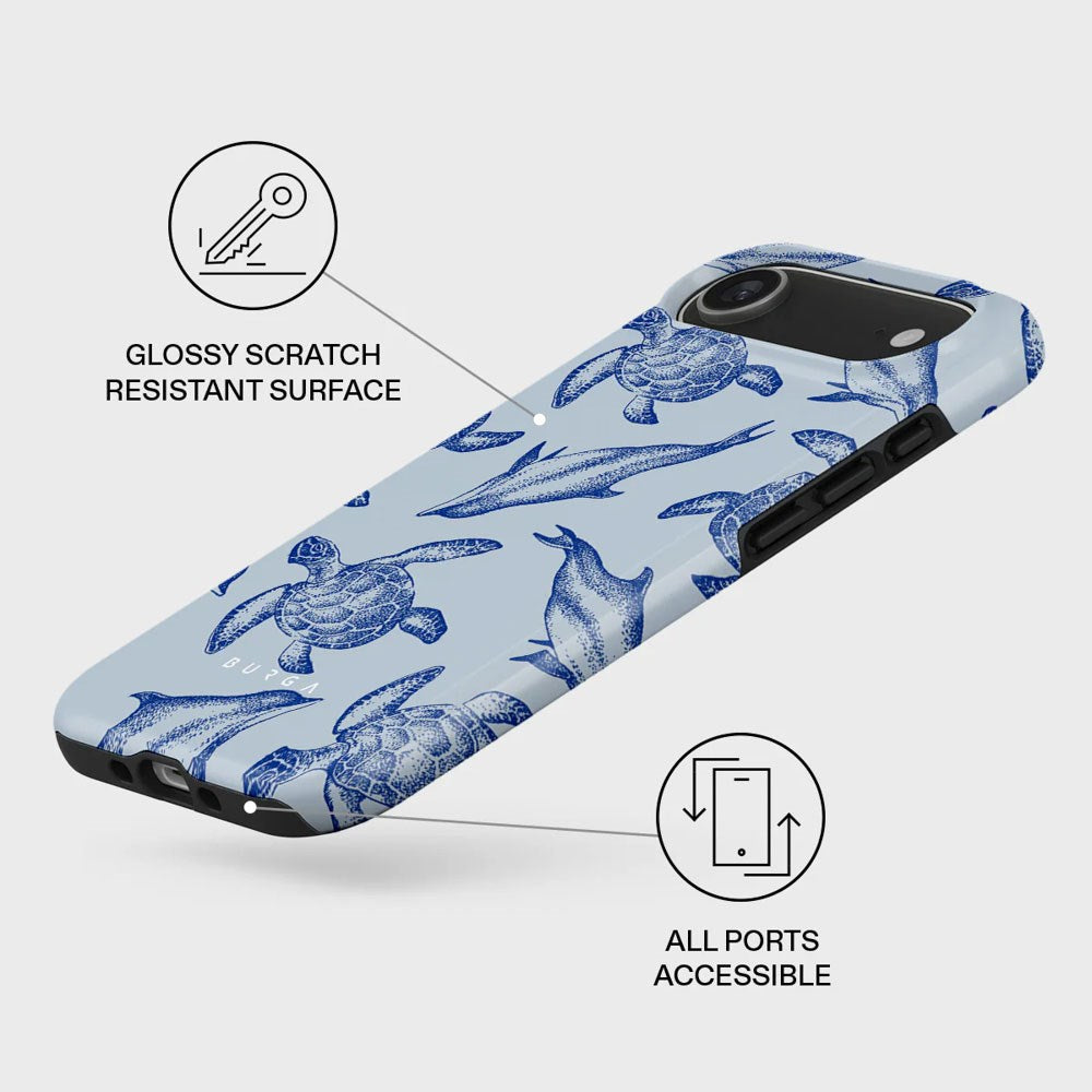 Burga iPhone Air Tough Fashion Deksel - MagSafe Kompatibel - Aquatic Dance
