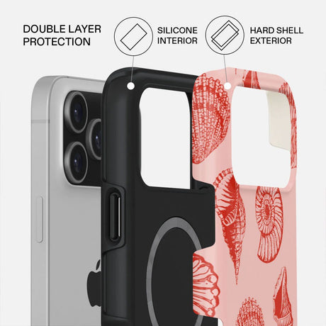 Burga iPhone 17 Pro Max Tough Fashion Deksel - MagSafe Kompatibel - Coastal Treasure