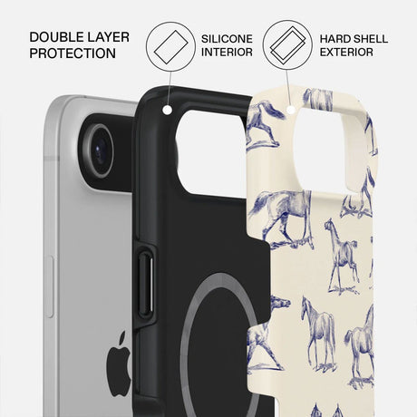 Burga iPhone Air Tough Fashion Deksel - MagSafe Kompatibel - Derby Race