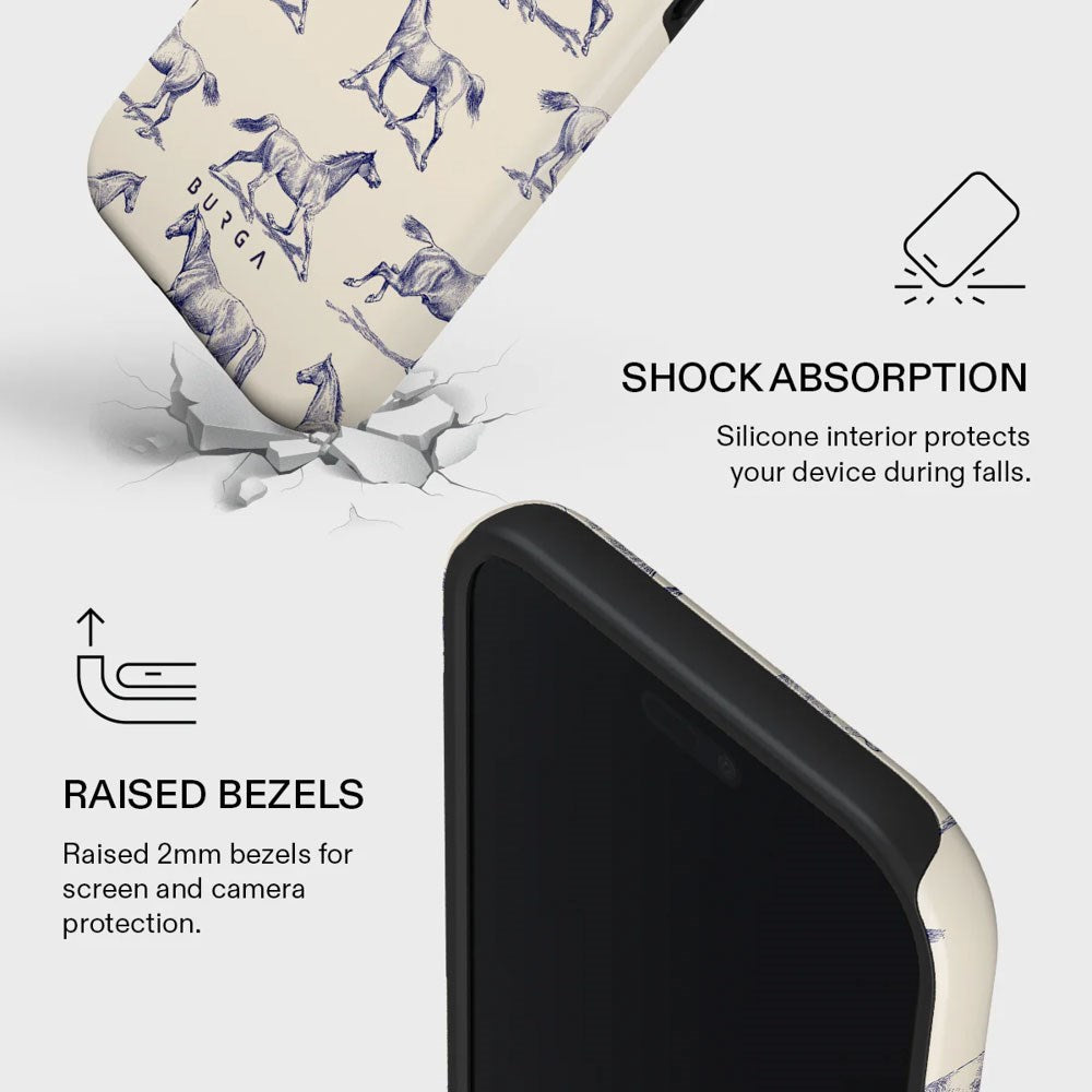 Burga iPhone Air Tough Fashion Deksel - MagSafe Kompatibel - Derby Race