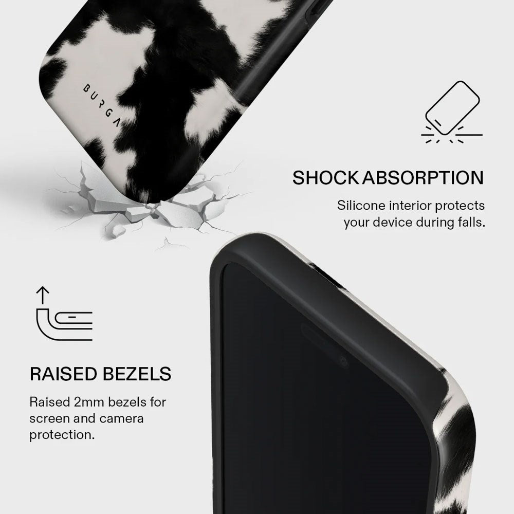 Burga iPhone 17 Pro Max Tough Fashion Deksel - MagSafe Kompatibel - Achromatic