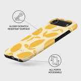 Burga iPhone Air Tough Fashion Deksel - MagSafe Kompatibel - Lemon Tart