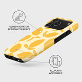 Burga iPhone 17 Pro Tough Fashion Deksel - MagSafe Kompatibel - Lemon Tart
