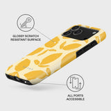 Burga iPhone 17 Pro Max Tough Fashion Deksel - MagSafe Kompatibel - Lemon Tart