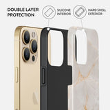 Burga iPhone 13 Pro Tough Fashion Deksel - Vanilla Sand