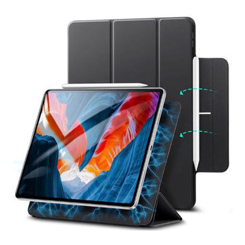 ESR iPad Pro 12.9" (2022 / 2021 / 2020) Rebound Magnetic Flip Deksel - Svart