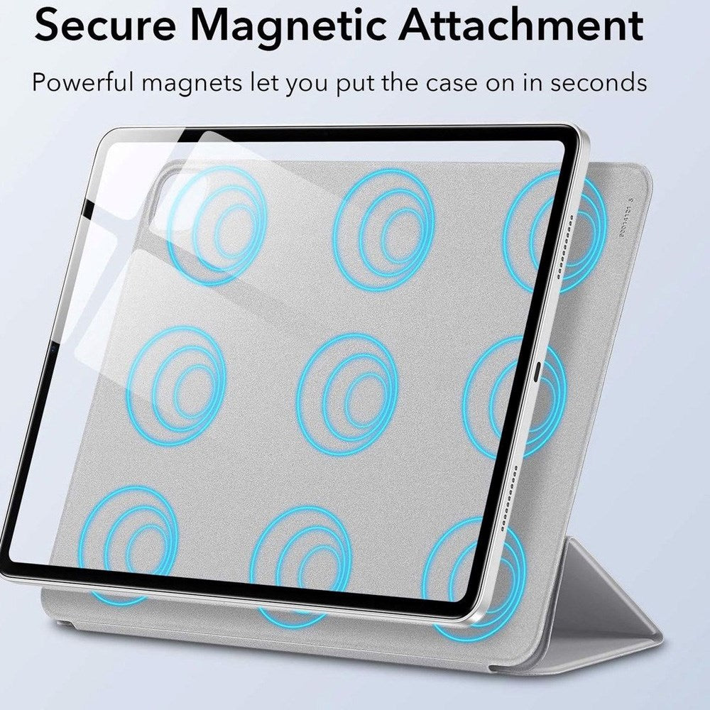 ESR iPad Pro 12.9" (2022 / 2021 / 2020) Rebound Magnetic Flip Deksel - Grå