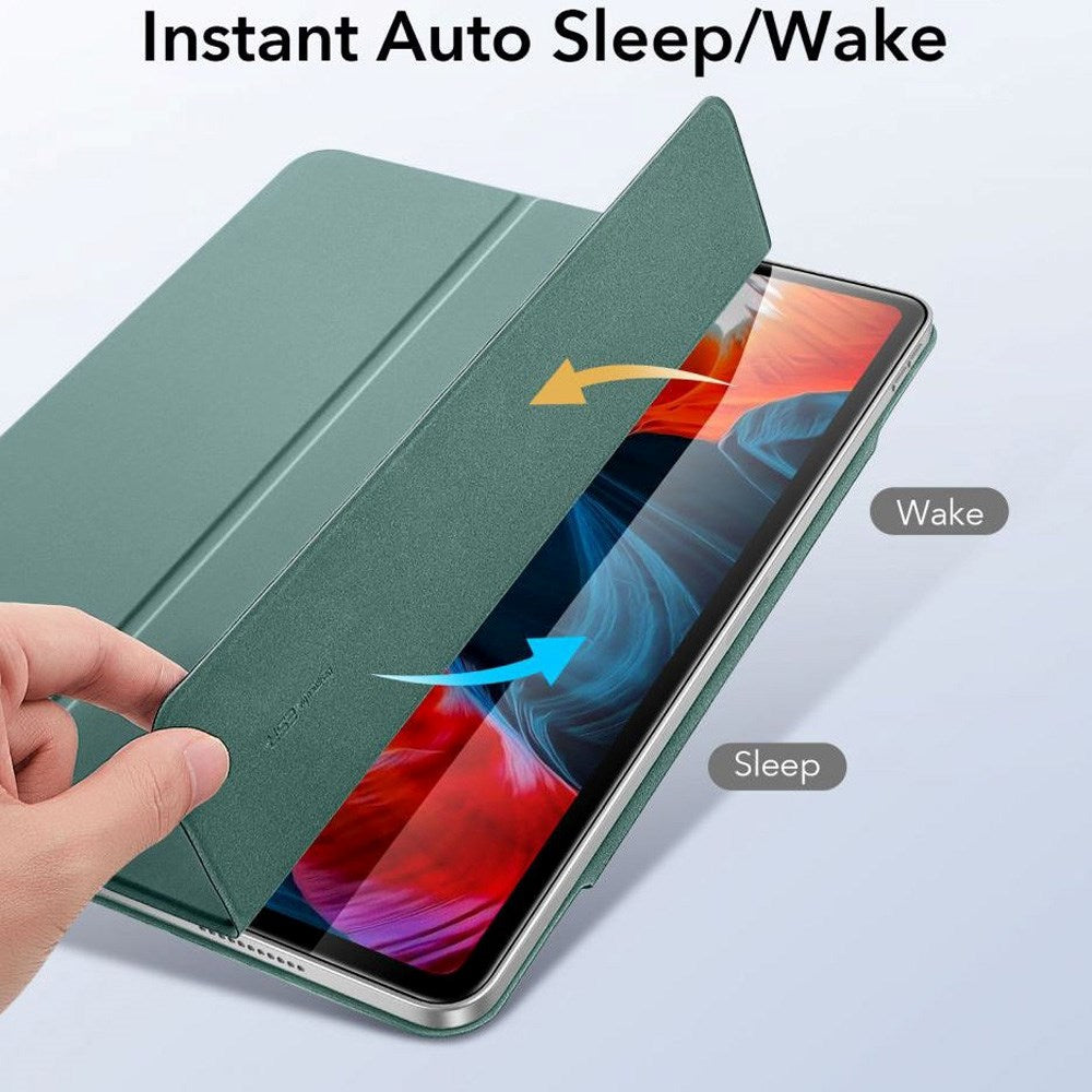 ESR iPad Pro 12.9" (2022 / 2021 / 2020) Rebound Magnetic Flip Deksel - Grønn