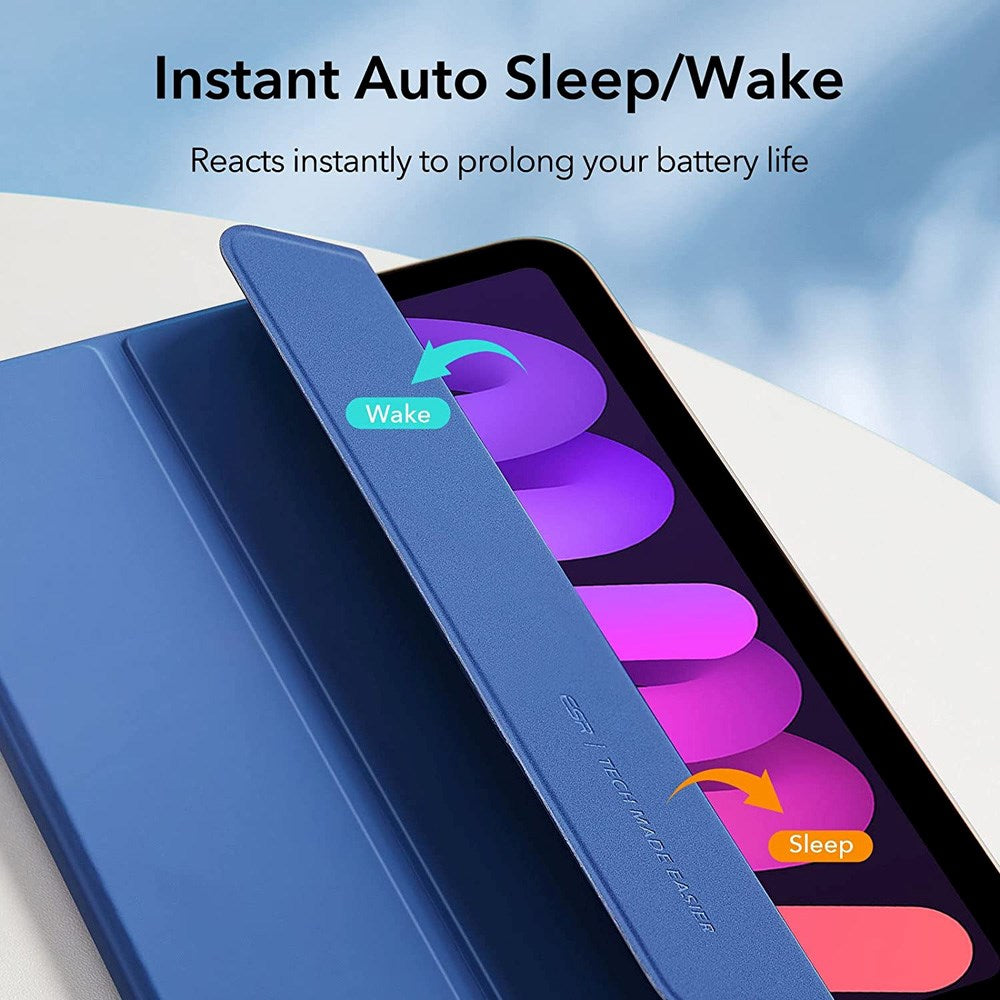 iPad Mini (2024/2021) ESR Rebound Magnetic Deksel - Blå