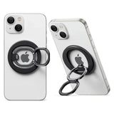 ESR Halolock MagSafe-Kompatibel Magnetisk Fingerring m. Stativ - Svart