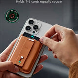 ESR GeoWallet Kortholder m. Ståfunksjon - MagSafe Kompatibel - Brun