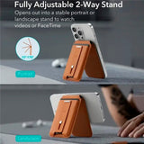 ESR GeoWallet Kortholder m. Ståfunksjon - MagSafe Kompatibel - Brun