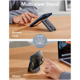 ESR GripWallet Kortholder m. Ståfunksjon - MagSafe Kompatibel - Svart Karbon