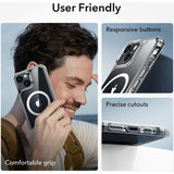 iPhone 15 ESR Air Armor Halolock Deksel - MagSafe Kompatibel - Gjennomsiktig