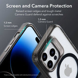ESR iPhone 14 Pro Classic Hybrid Deksel m. Kickstand - MagSafe Kompatibel - Gjennomsiktig / Svart