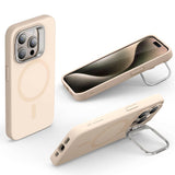 iPhone 15 Pro ESR Cloud Kickstand Halolock Deksel - MagSafe-Kompatibel - Beige