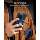 ESR GeoWallet Kortholder m. Ståfunksjon - MagSafe Kompatibel - Blå