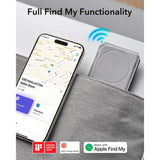 ESR GeoWallet Kortholder m. Ståfunksjon - MagSafe Kompatibel - Grå