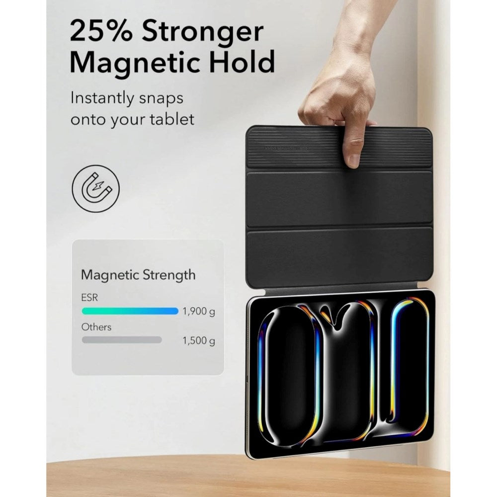 iPad Pro 11" (2025/2024) ESR Deksel – Magnetisk – Svart