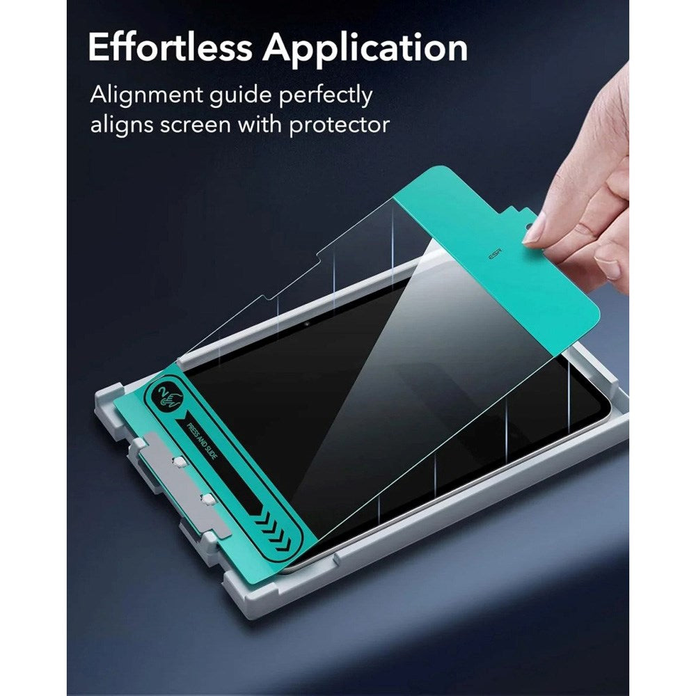 ESR iPad Pro 13" (2024) Herdet Glass Skjermbeskytter med Monteringsramme - 2 Stk. - Gjennomsiktig