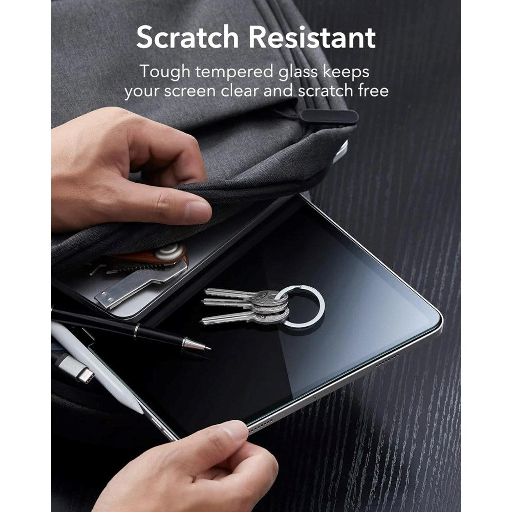 ESR iPad Pro 13" (2024) Herdet Glass Skjermbeskytter med Monteringsramme - 2 Stk. - Gjennomsiktig