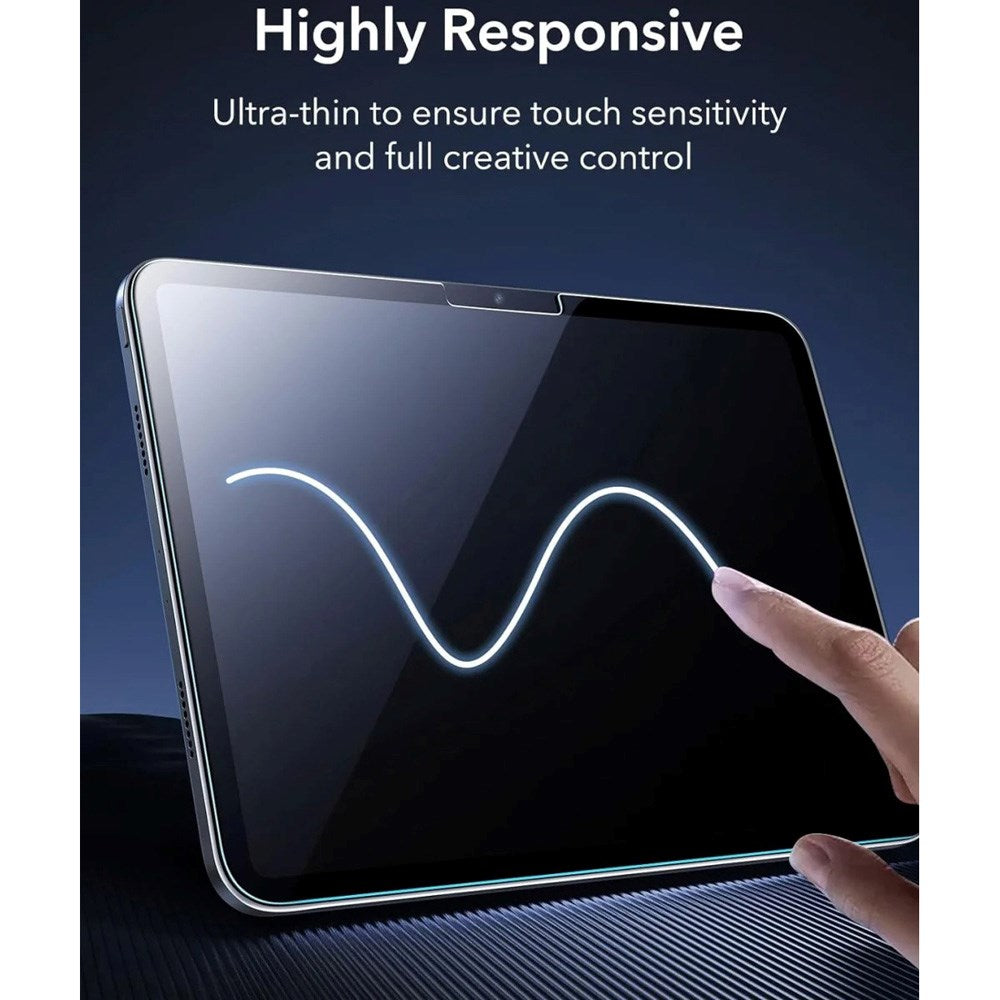 ESR iPad Pro 13" (2024) Herdet Glass Skjermbeskytter med Monteringsramme - 2 Stk. - Gjennomsiktig