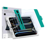 ESR iPad Pro 13" (2024) Herdet Glass Skjermbeskytter med Monteringsramme - 2 Stk. - Gjennomsiktig