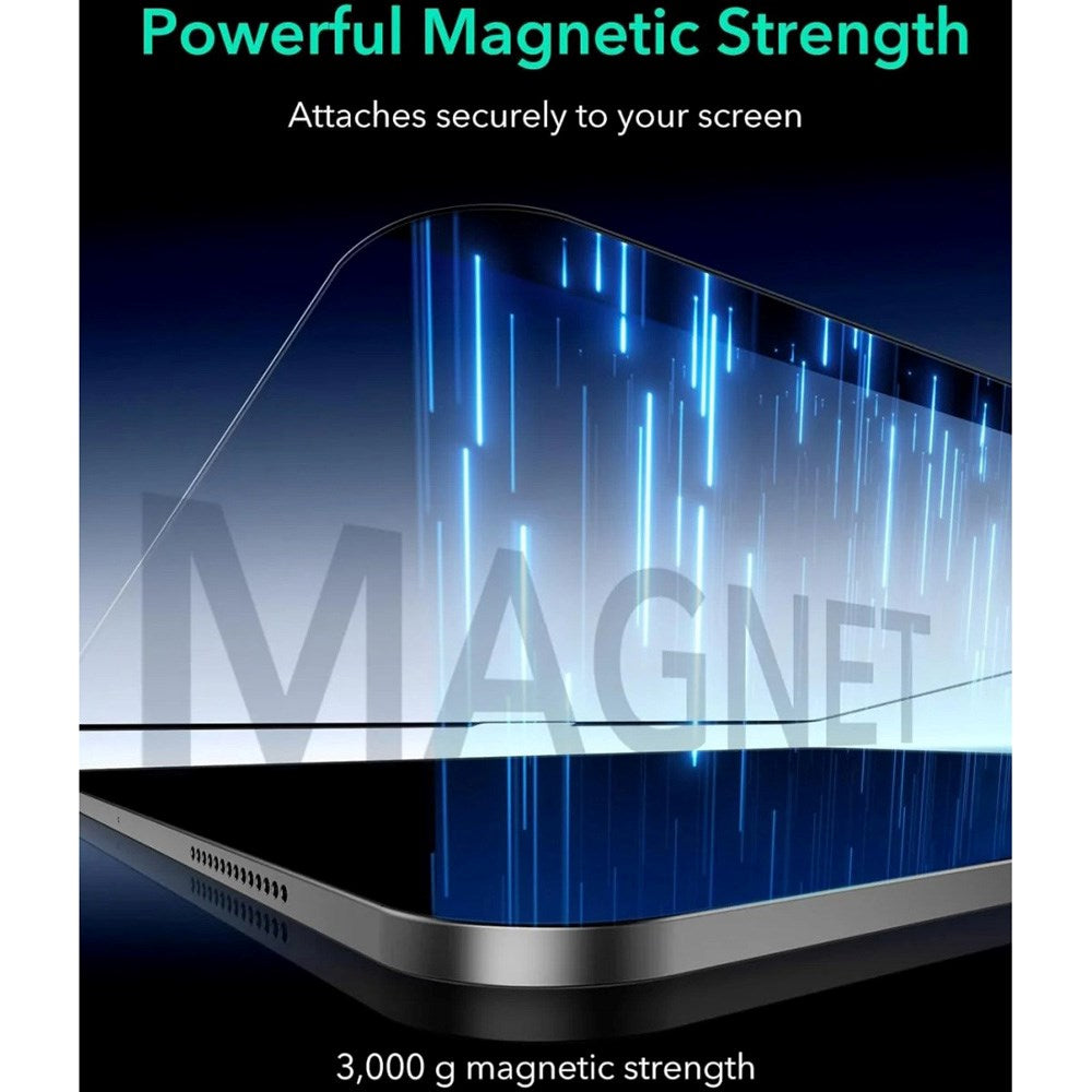 ESR iPad Pro 13" (2024) Magnetisk Paper Feel Skjermbeskytter - Matt / Gjennomsiktig