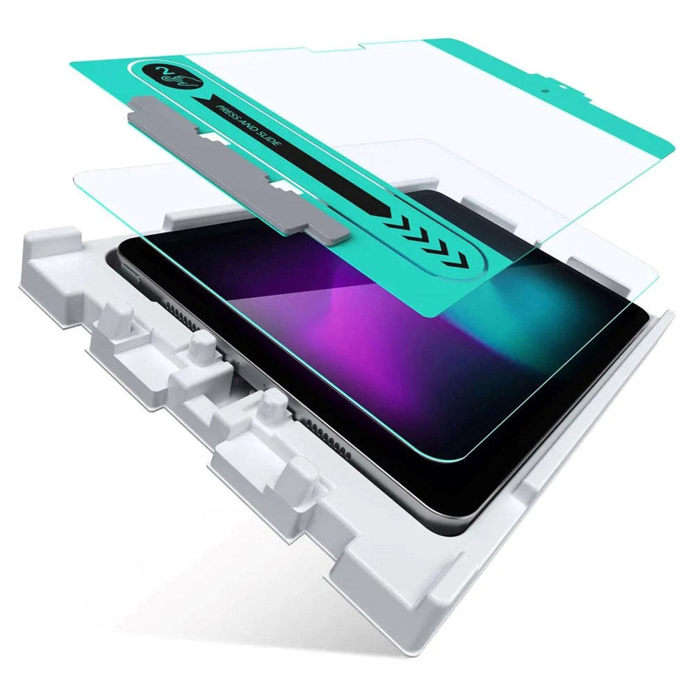 ESR iPad Air 11" (2025 / 2024) Herdet Glass Skjermbeskytter med Monteringsramme - Gjennomsiktig