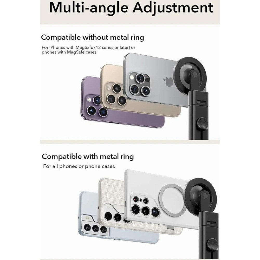 ESR Reisetelefonholder for Bord - MagSafe Kompatibel - Svart