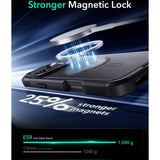 ESR iPhone 16 Pro Cyber Armor Deksel med Kickstand - MagSafe Kompatibel - Svart