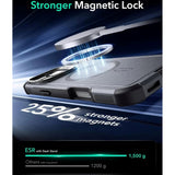 ESR iPhone 16 Pro Cyber Armor Deksel med Kickstand - MagSafe Kompatibel - Grå