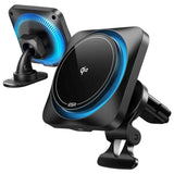 ESR Mobilholder for Bil med CryoBoost Trådløs Lading - Luftventil og Dashbord - MagSafe Kompatibel - Svart