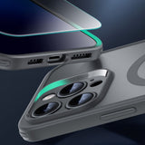 iPhone 16 Pro Max ESR Classic Pro Set HaloLock m. Bak Deksel & Skjermbeskyttelsesglass – MagSafe Kompatibel – Matt Grå